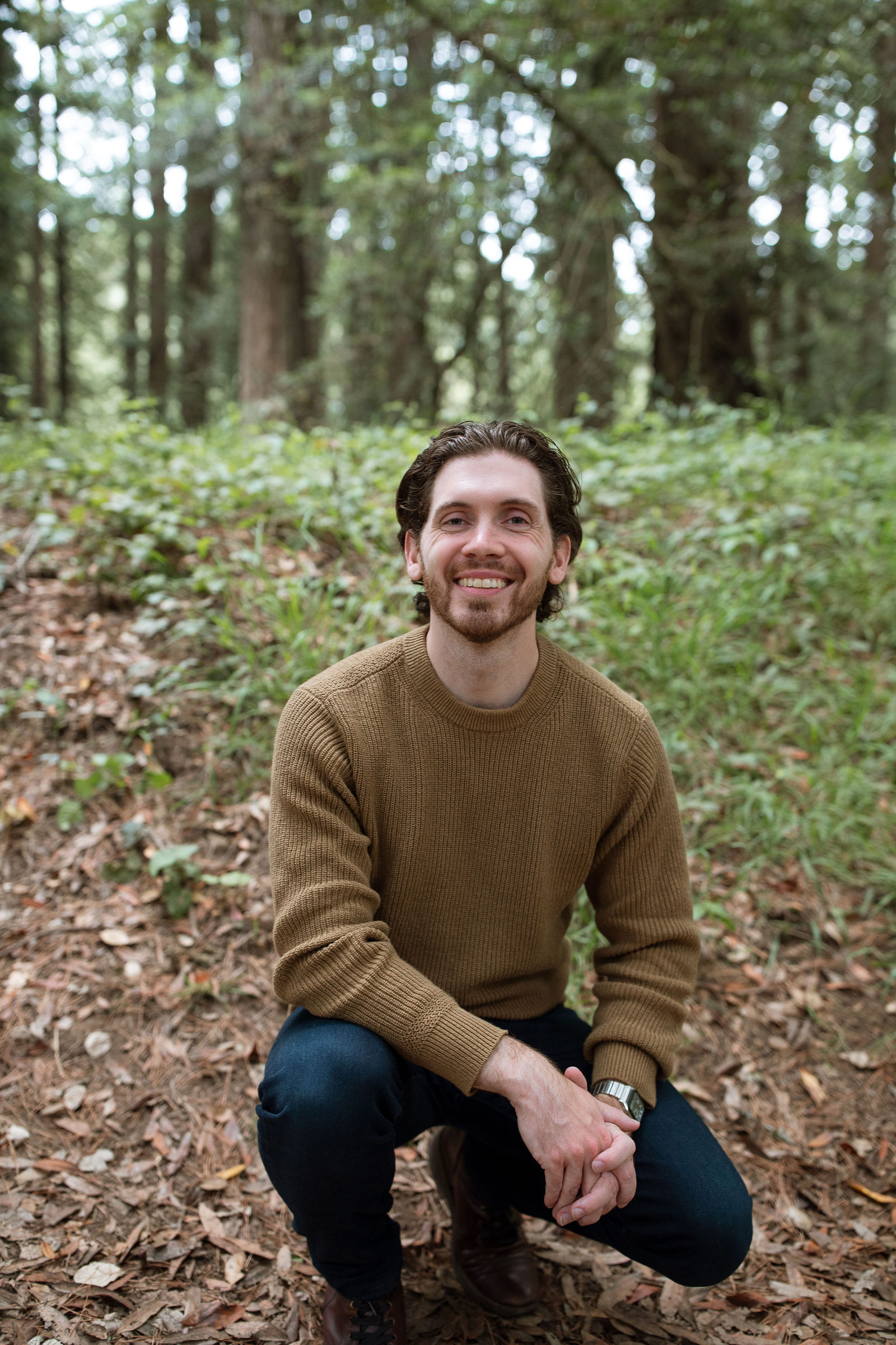 Ryan Boye in a wooded landscape